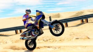 Desert Racer Motorbike Game