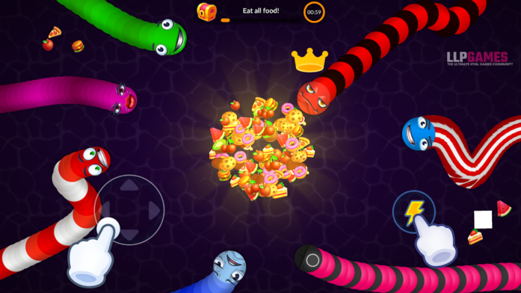 Snake Vs Worms